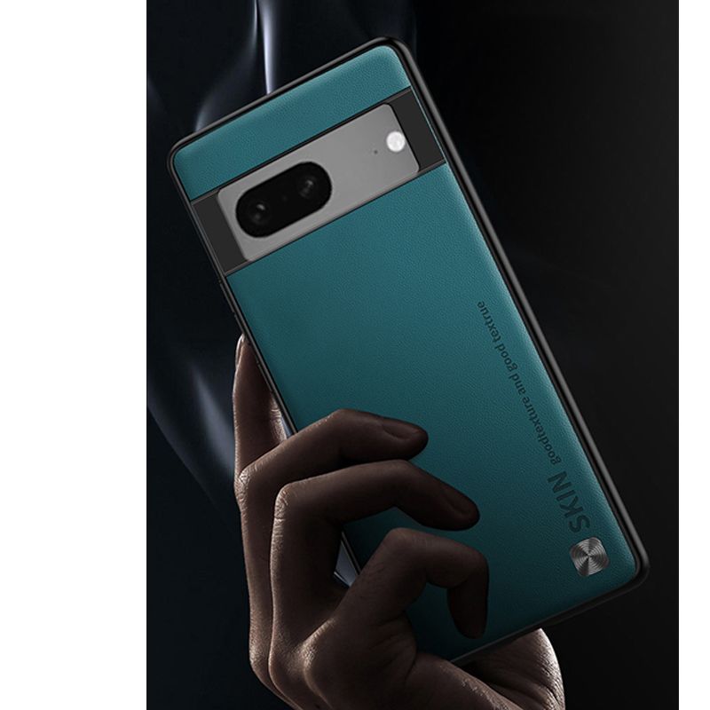 Phone Case for Google Pixel 9 Pro XL Pixel 9 8 7 6 Pro,Pixel 9A 8A 7A 6A 5A 4A 4 5 XL Business Solid Color Plain Leather All Inclusive Protective Case