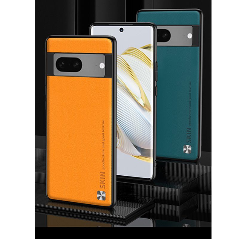 Phone Case for Google Pixel 9 Pro XL Pixel 9 8 7 6 Pro,Pixel 9A 8A 7A 6A 5A 4A 4 5 XL Business Solid Color Plain Leather All Inclusive Protective Case