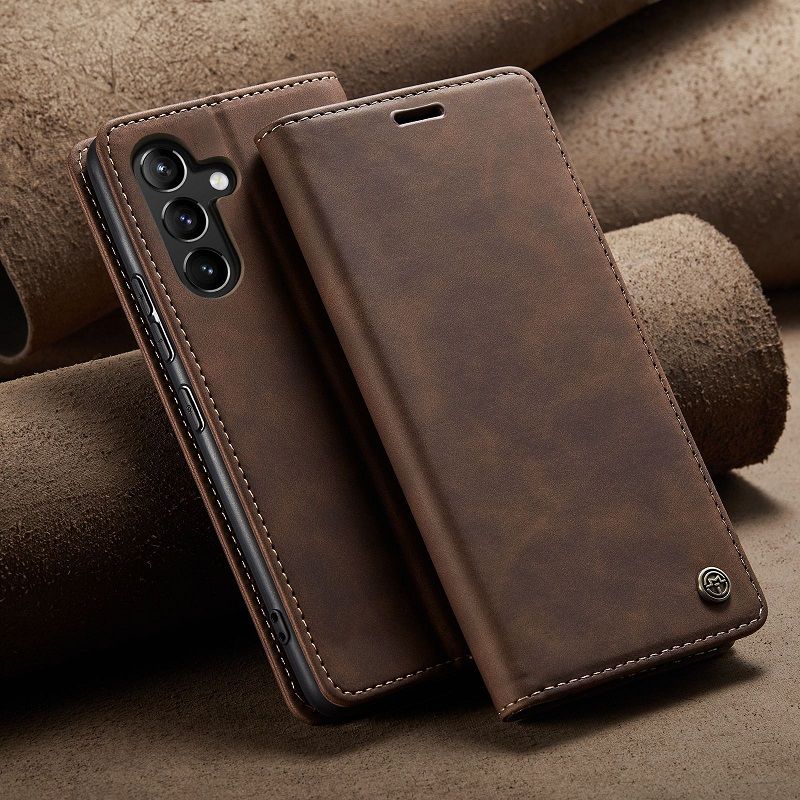 CaseMe Leather Phone Case Flip Cover for Samsung Galaxy A56 A36 A26 A16 A06 A55 A35 A25 A15 A05s A54 A34 A24 A14 M53 M33 M51 M31 Shockproof Protection Stand Holder Magnetic PU Leather Case