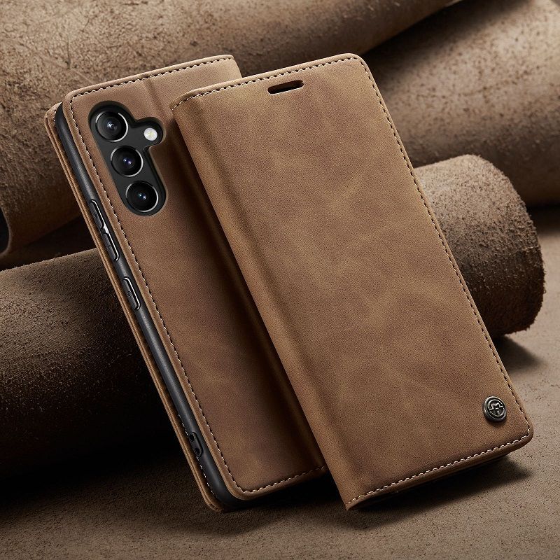 CaseMe Leather Phone Case Flip Cover for Samsung Galaxy A56 A36 A26 A16 A06 A55 A35 A25 A15 A05s A54 A34 A24 A14 M53 M33 M51 M31 Shockproof Protection Stand Holder Magnetic PU Leather Case