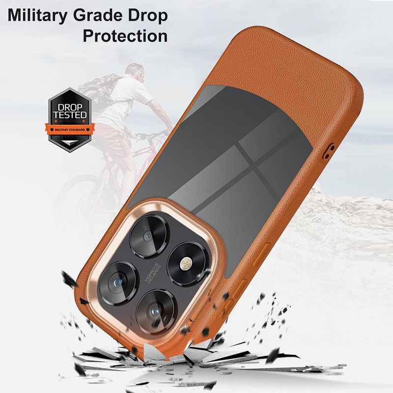 Phone Case for Xiaomi Redmi 14C 13C,Note 14 13 Pro Plus,Note 13 Pro 4G,Redmi A3X A4 Poco C75 C65 M6 Pro Leather Pattern Crystal Clear Back Cover