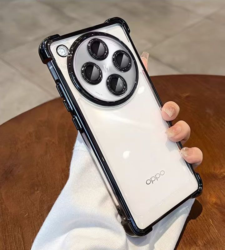 Cover for OPPO Find X8 Pro X7 Ultra Reno 12 Pro 12F 11F 8T 11 Pro 10 9 8 7 6 A80 A60 A3 A3X A2 Pro A98 A79 A78 A97 A58 A38 A18 A96 A76 A77S A57S Anti Drop Transparent Soft Phone Case