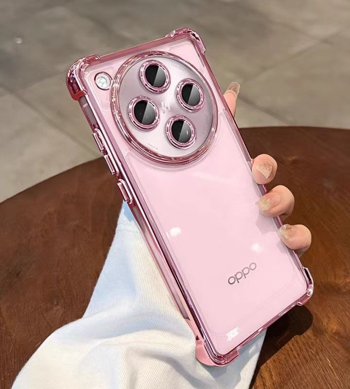 Cover for OPPO Find X8 Pro X7 Ultra Reno 12 Pro 12F 11F 8T 11 Pro 10 9 8 7 6 A80 A60 A3 A3X A2 Pro A98 A79 A78 A97 A58 A38 A18 A96 A76 A77S A57S Anti Drop Transparent Soft Phone Case