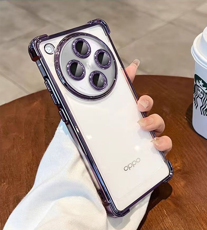 Cover for OPPO Find X8 Pro X7 Ultra Reno 12 Pro 12F 11F 8T 11 Pro 10 9 8 7 6 A80 A60 A3 A3X A2 Pro A98 A79 A78 A97 A58 A38 A18 A96 A76 A77S A57S Anti Drop Transparent Soft Phone Case