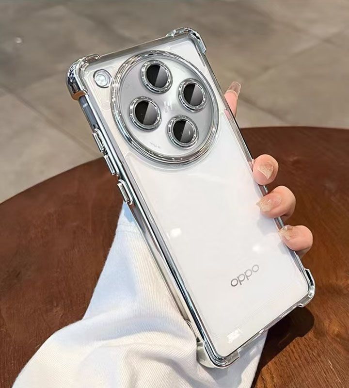 Cover for OPPO Find X8 Pro X7 Ultra Reno 12 Pro 12F 11F 8T 11 Pro 10 9 8 7 6 A80 A60 A3 A3X A2 Pro A98 A79 A78 A97 A58 A38 A18 A96 A76 A77S A57S Anti Drop Transparent Soft Phone Case
