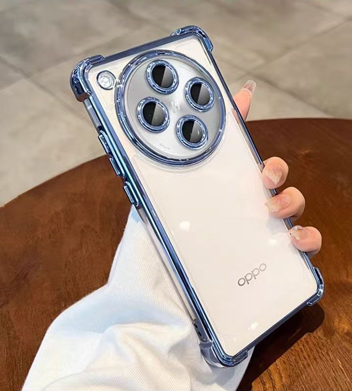 Cover for OPPO Find X8 Pro X7 Ultra Reno 12 Pro 12F 11F 8T 11 Pro 10 9 8 7 6 A80 A60 A3 A3X A2 Pro A98 A79 A78 A97 A58 A38 A18 A96 A76 A77S A57S Anti Drop Transparent Soft Phone Case