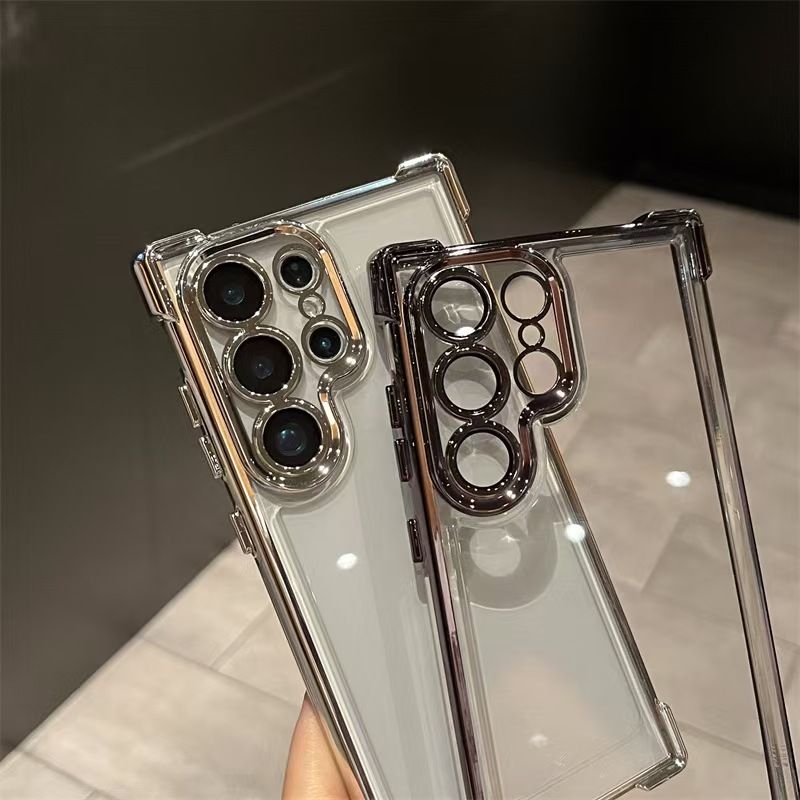 Cover for Samsung Galaxy A36 A16 A06 A55 A35 A25 A15 A05s A05 A54 A34 A24 A14 A04 A73 A53 A23 A33 A13 S25 Ultra S24 FE S24 S23 S22 S21 S20 Note 20 10 Plus Anti Drop Transparent Soft Phone Case