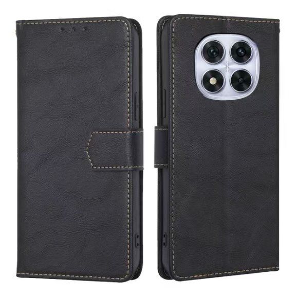 Leather Flip Cover For Xiaomi Redmi Note 14 Pro 14 Pro+ Plus 14 Leather Case [Flip Vintage Leather] Wallet Shockproof Durable Retro Phone Case