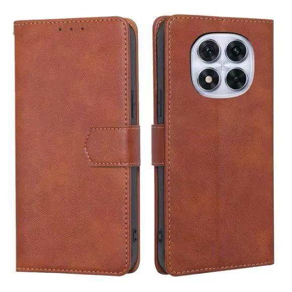 Leather Flip Cover For Xiaomi Redmi Note 14 Pro 14 Pro+ Plus 14 Leather Case [Flip Vintage Leather] Wallet Shockproof Durable Retro Phone Case