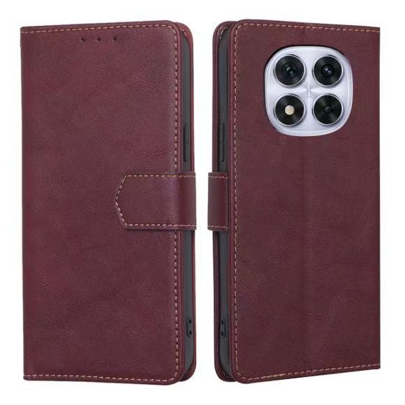Leather Flip Cover For Xiaomi Redmi Note 14 Pro 14 Pro+ Plus 14 Leather Case [Flip Vintage Leather] Wallet Shockproof Durable Retro Phone Case
