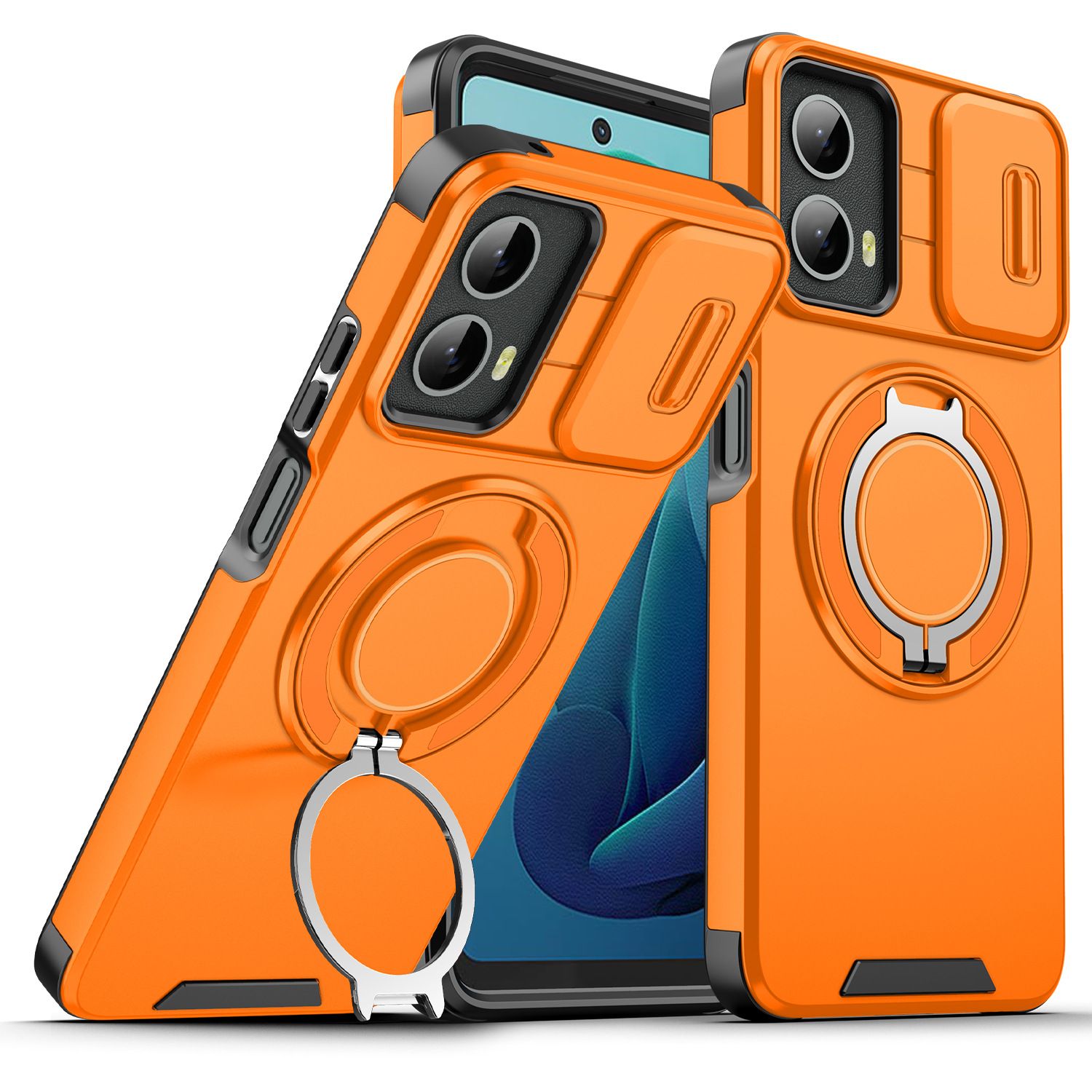 Luxury Slide Camera Lens Case For Motorola G Play 4G (2024
),G Power 5G,G Stylus 5G,G 5G (2024) Phone Case