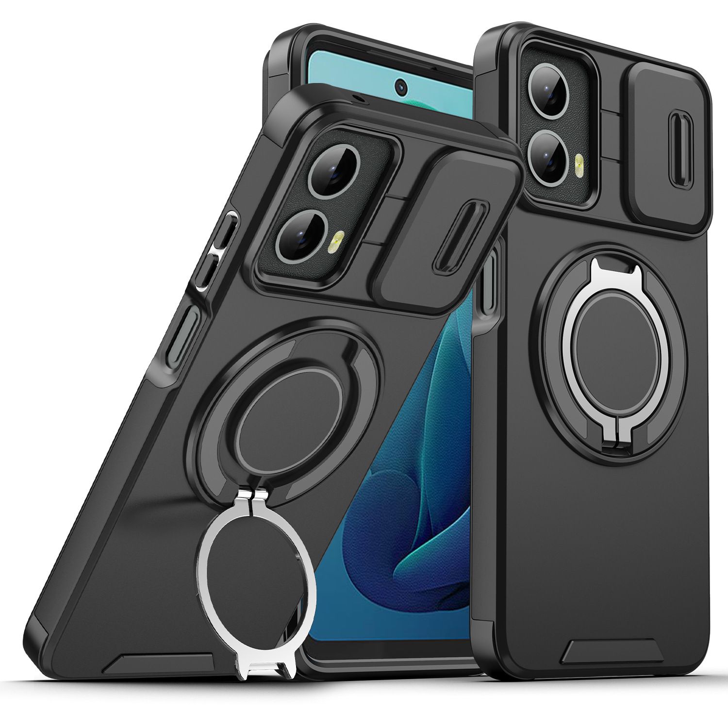 Luxury Slide Camera Lens Case For Motorola G Play 4G (2024
),G Power 5G,G Stylus 5G,G 5G (2024) Phone Case