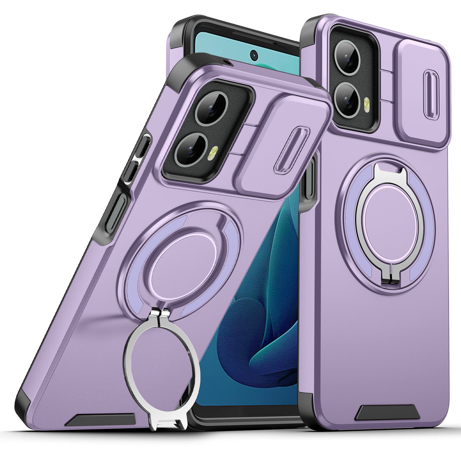 Luxury Slide Camera Lens Case For Motorola G Play 4G (2024
),G Power 5G,G Stylus 5G,G 5G (2024) Phone Case