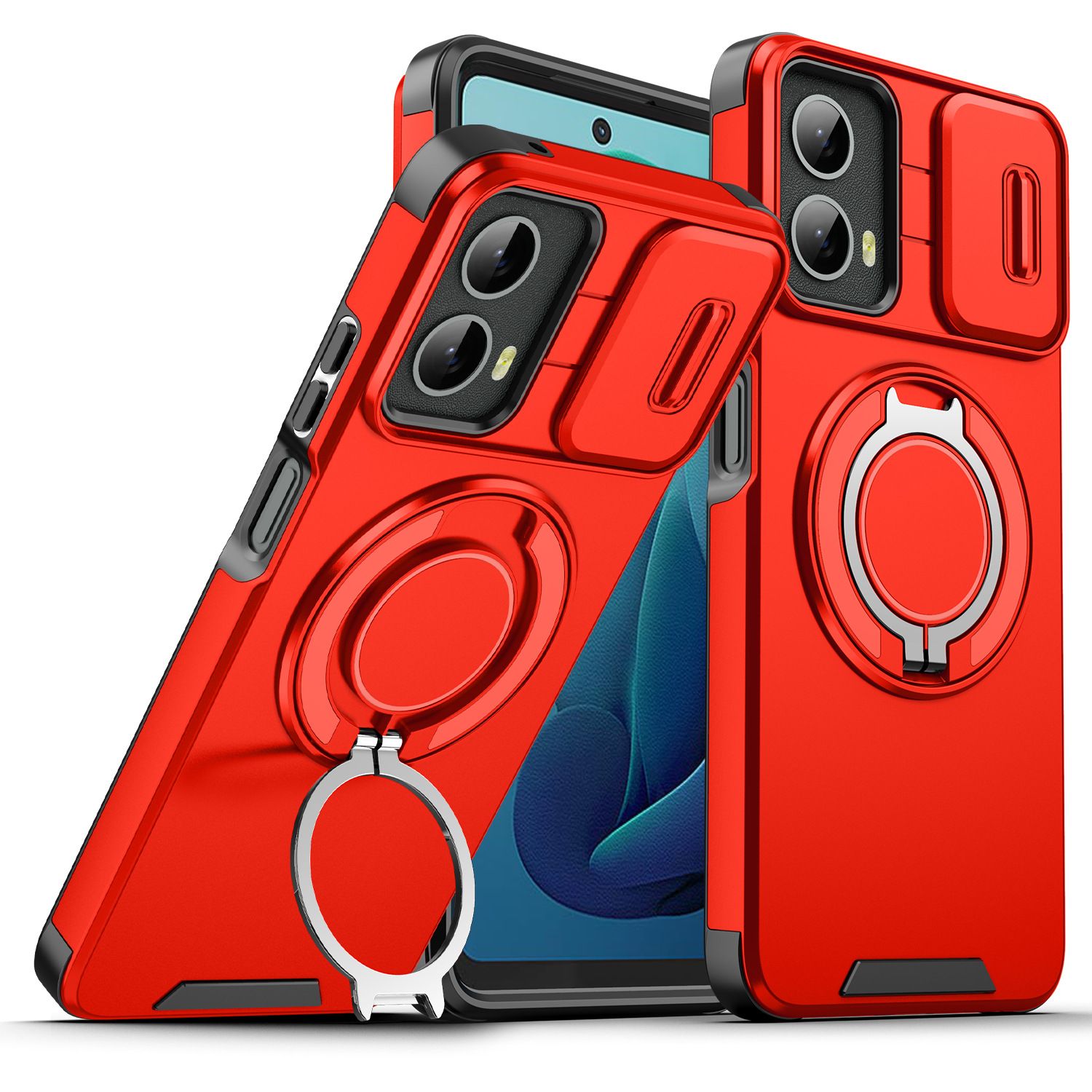 Luxury Slide Camera Lens Case For Motorola G Play 4G (2024
),G Power 5G,G Stylus 5G,G 5G (2024) Phone Case