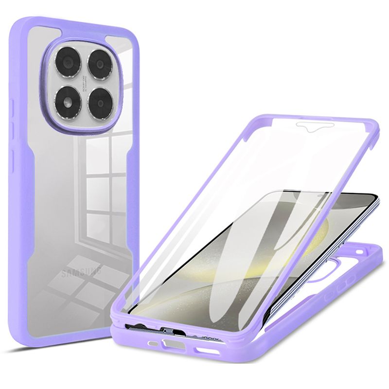 360 Full Protection Case for Xiaomi Redmi Note 14 / Note 14 Pro+ Plus 5G Redmi 14C,Note 14 4G Dual-layer Rugged Shockproof Bumper Cover