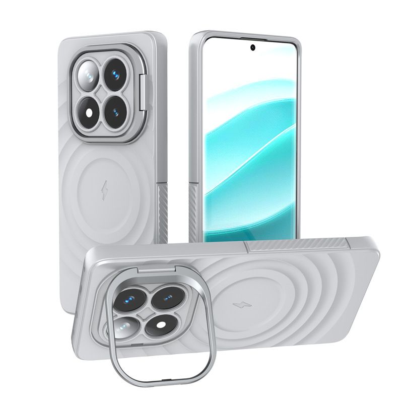 Phone Case for Xiaomi Redmi Note 14 Pro 5G / Poco X7,Note 14 Pro+ Plus 5G Camera Lens Kickstand Magnetic Anti Drop Protective Cover