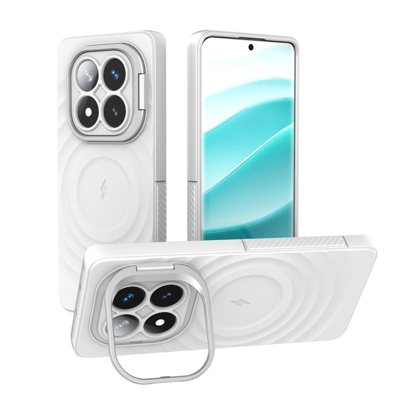 Phone Case for Xiaomi Redmi Note 14 Pro 5G / Poco X7,Note 14 Pro+ Plus 5G Camera Lens Kickstand Magnetic Anti Drop Protective Cover