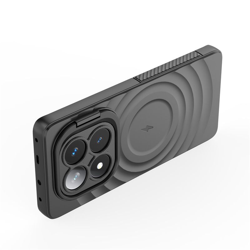 Phone Case for Xiaomi Redmi Note 14 Pro 5G / Poco X7,Note 14 Pro+ Plus 5G Camera Lens Kickstand Magnetic Anti Drop Protective Cover