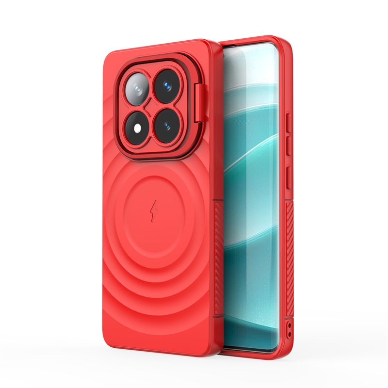 Phone Case for Xiaomi Redmi Note 14 Pro 5G / Poco X7,Note 14 Pro+ Plus 5G Camera Lens Kickstand Magnetic Anti Drop Protective Cover
