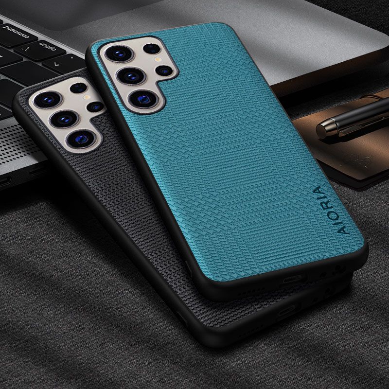 Simplicity Leather Back Cover For Samsung Galaxy S25 Ultra S25 Plus S24 FE S23 FE S22 Plus S21 Plus S20 Plus S21 FE Note 20 Ultra Note 10 Plus Anti Drop And Anti Slip Phone Case