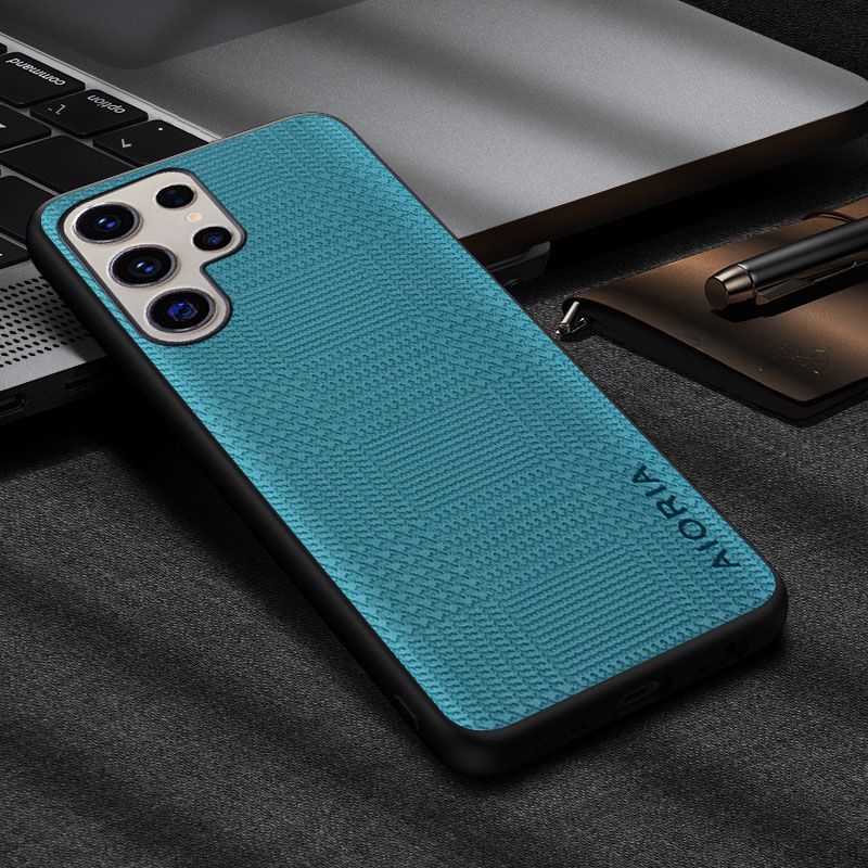 Simplicity Leather Back Cover For Samsung Galaxy S25 Ultra S25 Plus S24 FE S23 FE S22 Plus S21 Plus S20 Plus S21 FE Note 20 Ultra Note 10 Plus Anti Drop And Anti Slip Phone Case