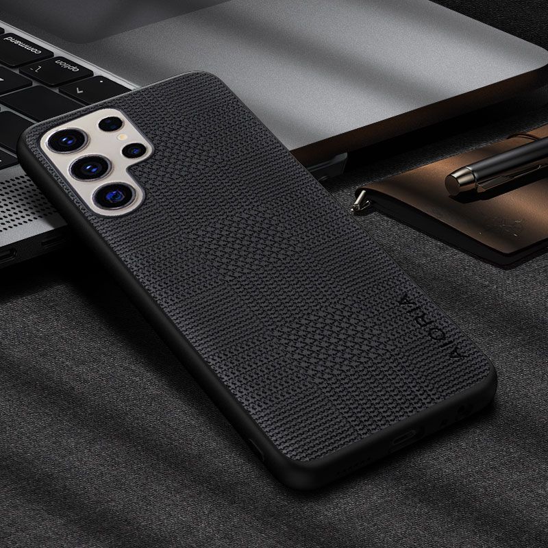 Simplicity Leather Back Cover For Samsung Galaxy S25 Ultra S25 Plus S24 FE S23 FE S22 Plus S21 Plus S20 Plus S21 FE Note 20 Ultra Note 10 Plus Anti Drop And Anti Slip Phone Case