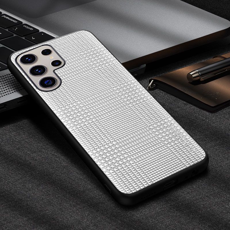 Simplicity Leather Back Cover For Samsung Galaxy S25 Ultra S25 Plus S24 FE S23 FE S22 Plus S21 Plus S20 Plus S21 FE Note 20 Ultra Note 10 Plus Anti Drop And Anti Slip Phone Case