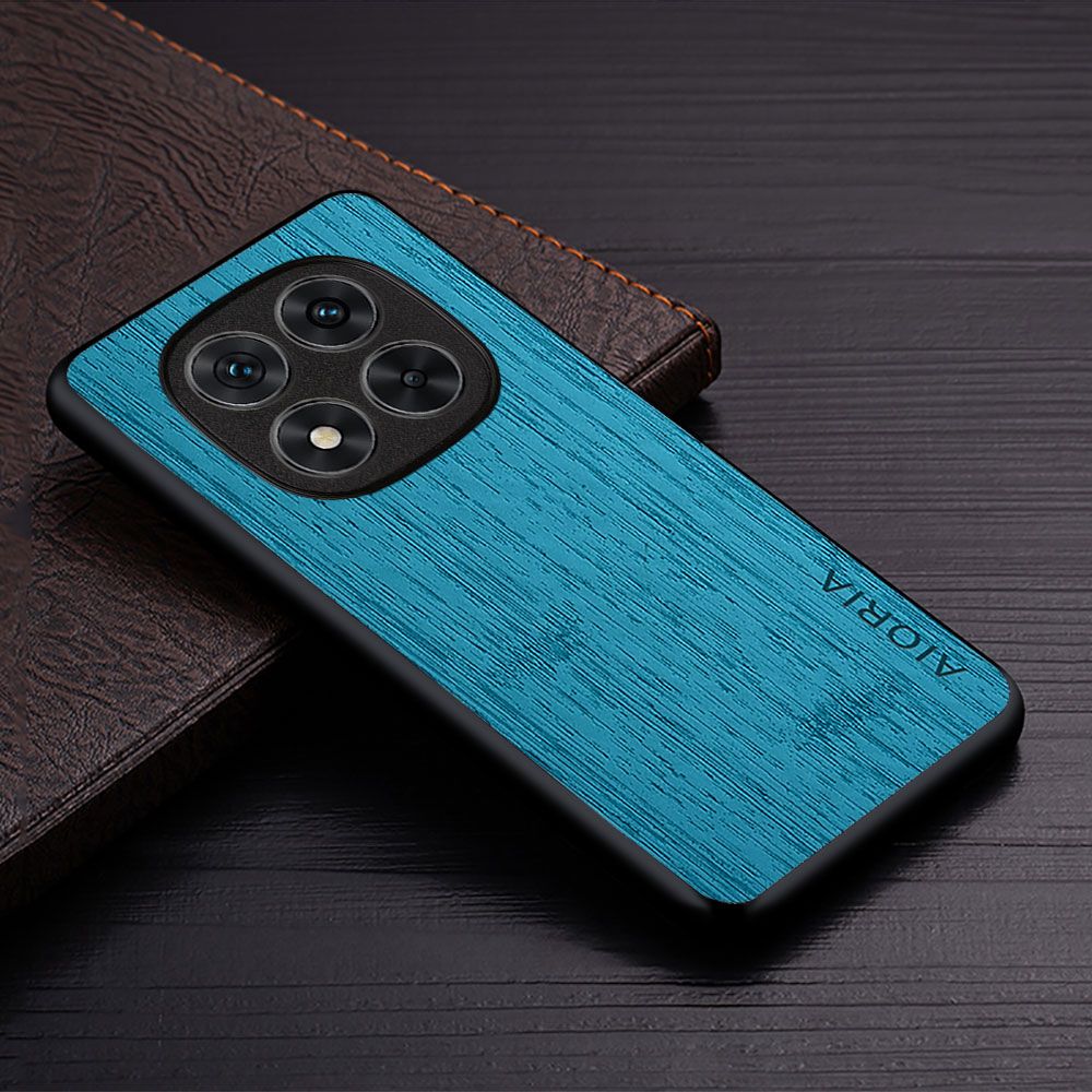 Made Of Bamboo Leather Phone Case for Xiaomi Redmi Note 14 Pro 14 Pro+ Plus Soft TPU Around The Edge Hard PC At The Back 3in1 material