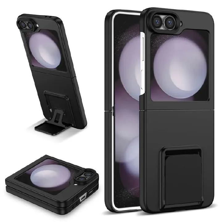 Phone Case for Samsung Galaxy Z Flip6 5 4 3 Fold6 5 4 3 3D Stand Kickstand Anti Fall Protective Cover