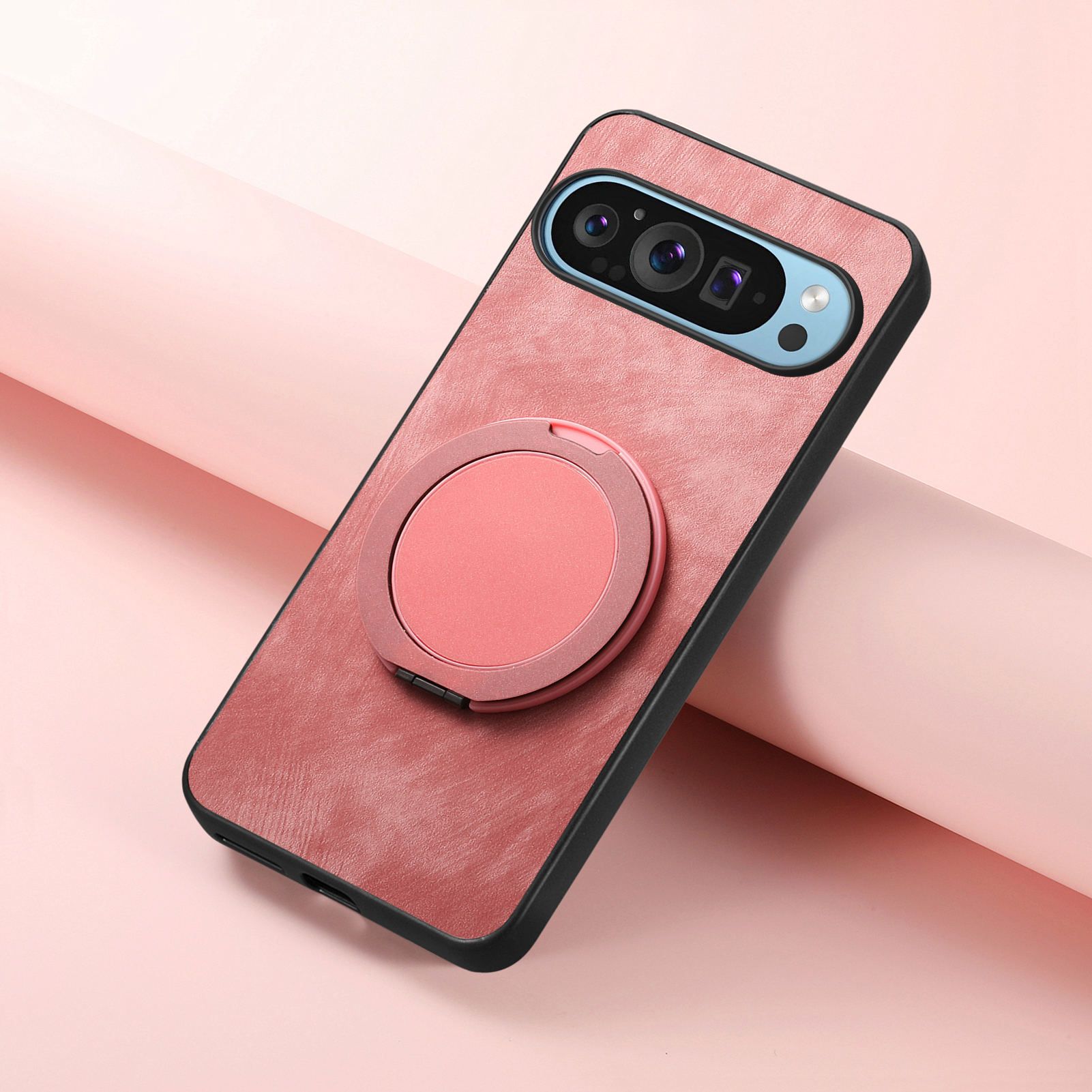 Compatible for Google Pixel 9 Pro XL,Pixel 8A 7A 6A,Pixel 8 7 6 Pro Hard PC Shockproo Bumper Protective Cover with Ring Stand