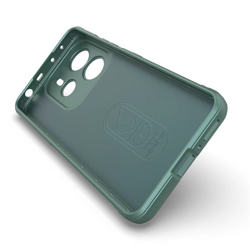 Cover For Xiaomi Redmi Note 14 4G Skin Feeling Air Sac Silicone Non Slip Anti Fall Protective Phone Case