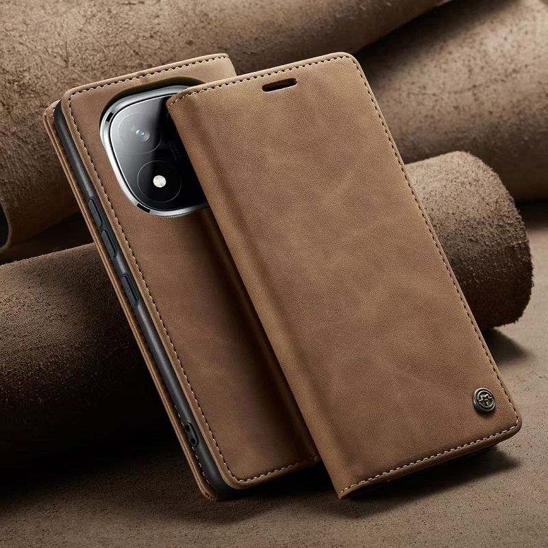 CaseMe Leather Phone Case Flip Cover for Xiaomi Redmi Note 14 Pro 14 Pro+ Plus 14 Shockproof Protection Stand Holder Magnetic PU Leather Case
