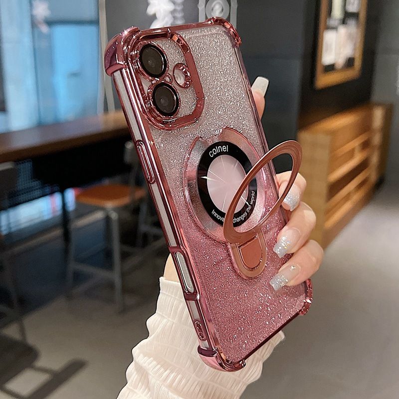 Cover for iPhone 16 Plus 16 Pro Max 15 Plus 15 Pro Max 14 Plus 14 Pro 13 Mini 12 Mini 11 Pro XS Max XR X 8 Plus 7 Plus Magnetic Anti Drop Soft Phone Case