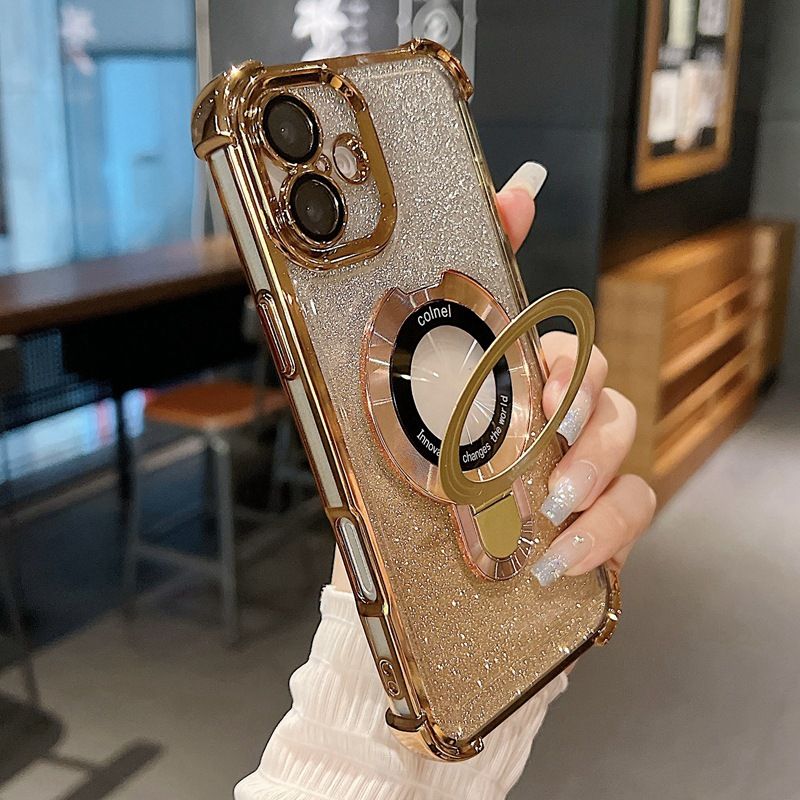Cover for iPhone 16 Plus 16 Pro Max 15 Plus 15 Pro Max 14 Plus 14 Pro 13 Mini 12 Mini 11 Pro XS Max XR X 8 Plus 7 Plus Magnetic Anti Drop Soft Phone Case