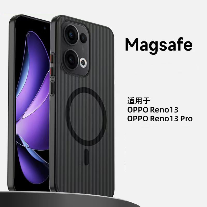 Cover for OPPO Reno 13 5G/ Reno 13 Pro 5G Magnetic Transparent Anti Drop Phone Case