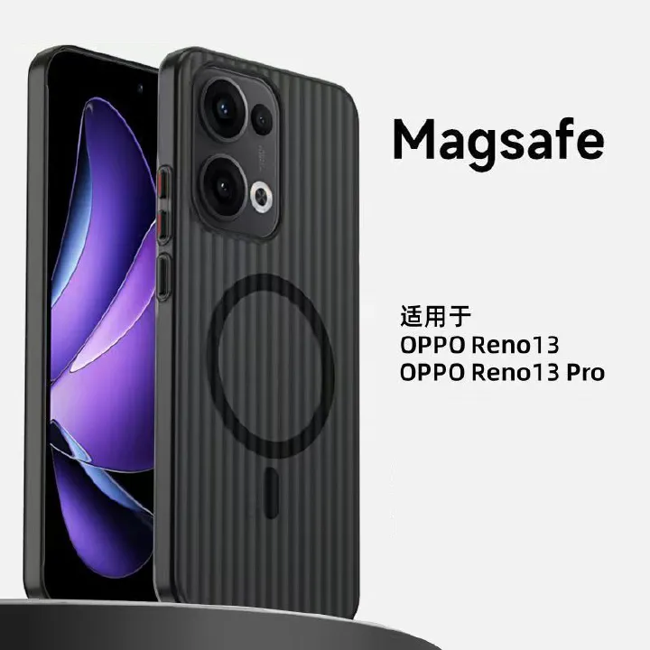 Cover for OPPO Reno 13 5G/ Reno 13 Pro 5G Magnetic Transparent Anti Drop Phone Case