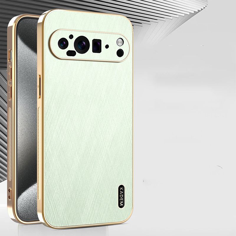 Compatible for Google Pixel 9 Pro 9a 8a 7a 6a 8 Pro 7 Pro 6 Pro Electroplated Silk Bamboo Pattern Phone Case Anti Drop Protective Case