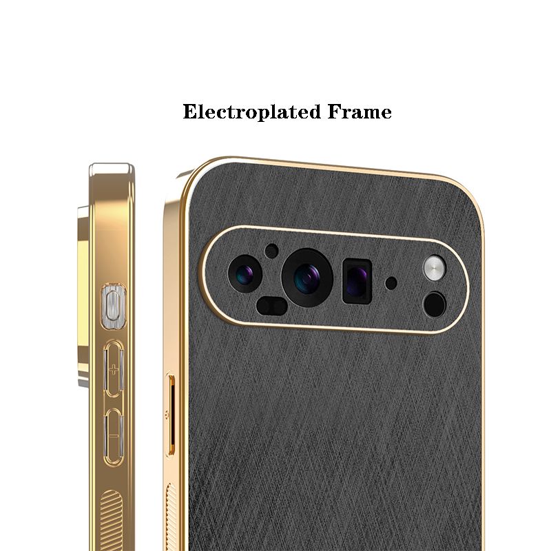 Compatible for Google Pixel 9 Pro 9a 8a 7a 6a 8 Pro 7 Pro 6 Pro Electroplated Silk Bamboo Pattern Phone Case Anti Drop Protective Case