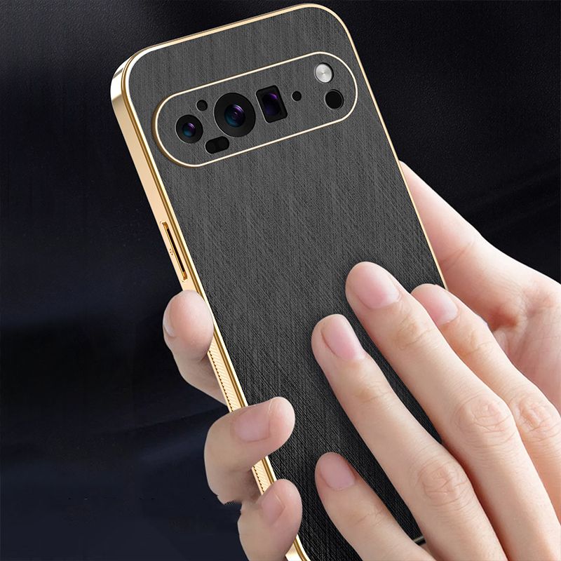 Compatible for Google Pixel 9 Pro 9a 8a 7a 6a 8 Pro 7 Pro 6 Pro Electroplated Silk Bamboo Pattern Phone Case Anti Drop Protective Case