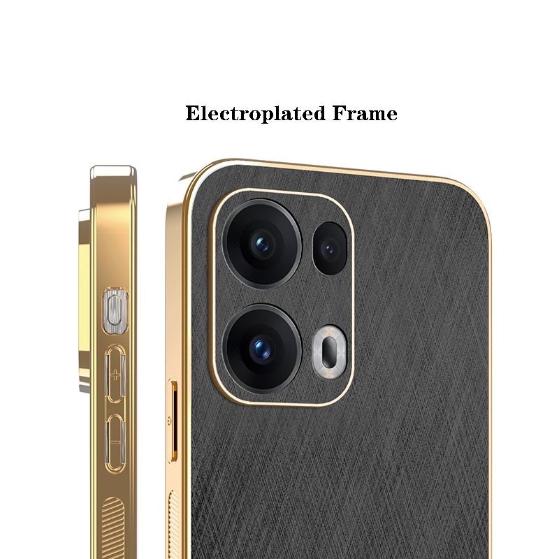 Compatible for OPPO 13 Pro 13F 12 Pro 12F 11 Pro 11F 10 Pro  A3 Pro A3X A60 A79 A80 A40 Electroplated Silk Bamboo Pattern Phone Case Anti Drop Protective Case