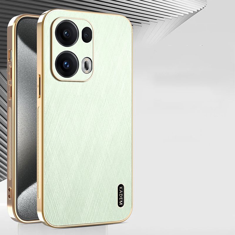Compatible for OPPO 13 Pro 13F 12 Pro 12F 11 Pro 11F 10 Pro  A3 Pro A3X A60 A79 A80 A40 Electroplated Silk Bamboo Pattern Phone Case Anti Drop Protective Case