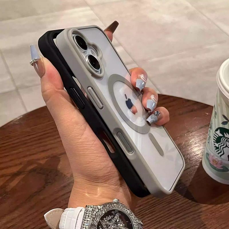 Magnetic Cover For iPhone 16e SE4 16 Pro Max 16 Plus 15 Plus 14 Plus 13 12 11 Pro Max Shockproof Bumper Drop Protection Case