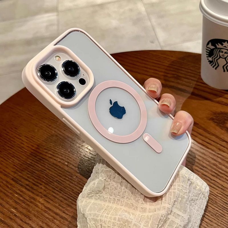 Magnetic Cover For iPhone 16e SE4 16 Pro Max 16 Plus 15 Plus 14 Plus 13 12 11 Pro Max Shockproof Bumper Drop Protection Case