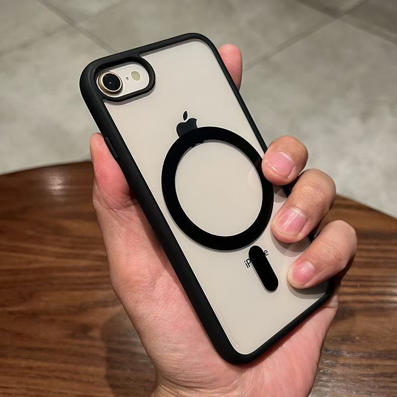 Magnetic Cover For iPhone 16e SE4 16 Pro Max 16 Plus 15 Plus 14 Plus 13 12 11 Pro Max Shockproof Bumper Drop Protection Case
