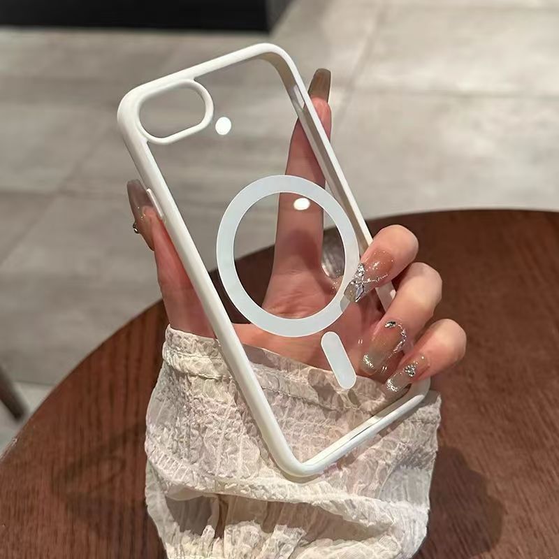 Magnetic Cover For iPhone 16e SE4 16 Pro Max 16 Plus 15 Plus 14 Plus 13 12 11 Pro Max Shockproof Bumper Drop Protection Case