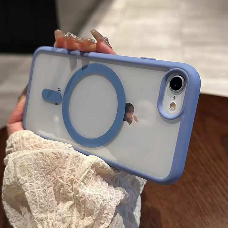 Magnetic Cover For iPhone 16e SE4 16 Pro Max 16 Plus 15 Plus 14 Plus 13 12 11 Pro Max Shockproof Bumper Drop Protection Case