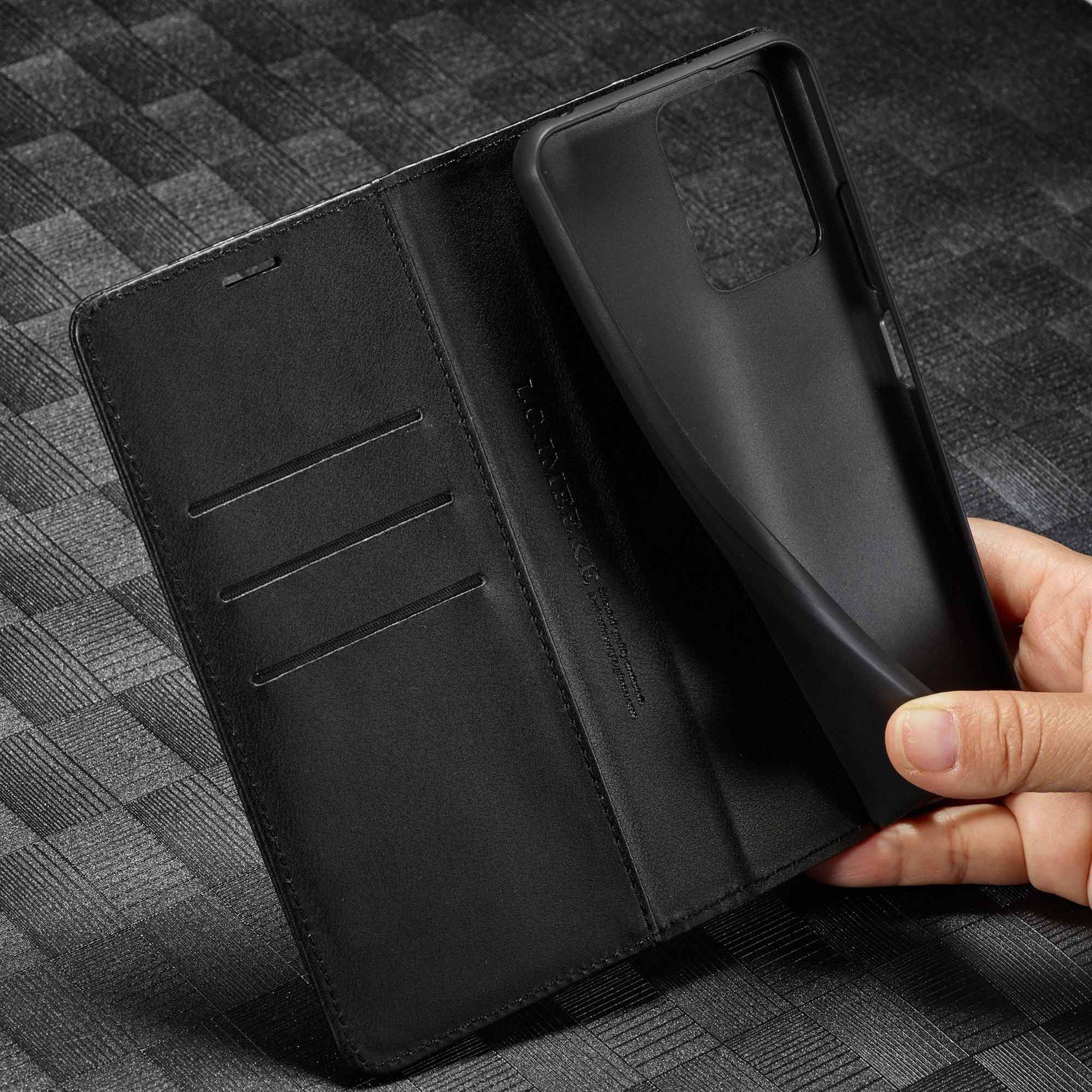 Flip Cover for Redmi Note 14 4G Note 14 Pro 4G 13 Pro Plus 14C 13C Carbon Fiber Pattern Wallet Shockproof Durable Cover