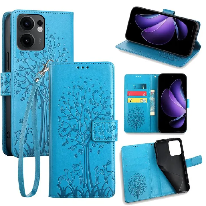 Leather Phone Case Flip Cover for OPPO Reno 13 Pro 13 13F Shockproof Protection Stand Holder Magnetic PU Leather Case