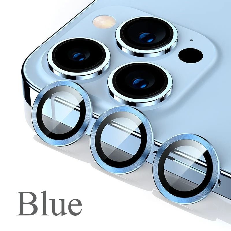 [3-piece] Camera Lens Protective Film for iPhone 16 15 14 13 12 Pro Max Back Lens Cover, Ultra High Definition Camera Lens Protector