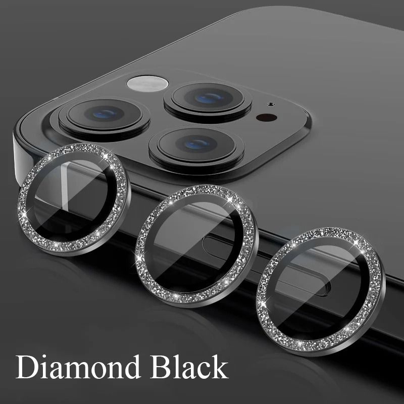 [3-piece] Camera Lens Protective Film for iPhone 16 15 14 13 12 Pro Max Back Lens Cover, Ultra High Definition Camera Lens Protector